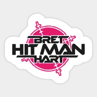 Bret Hitman Hart  Sharpshooter Ace Sticker